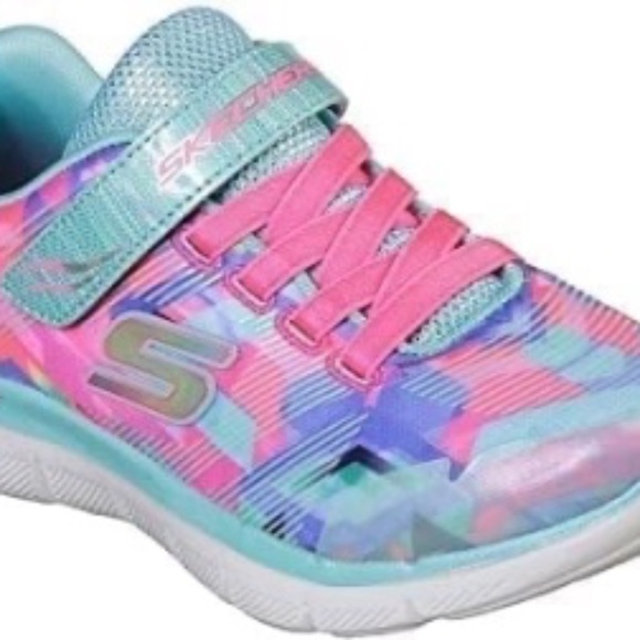 BRAND NEW girl skechers appeal 2.0 velcro shoes size 5Y - Picture 2 of 4